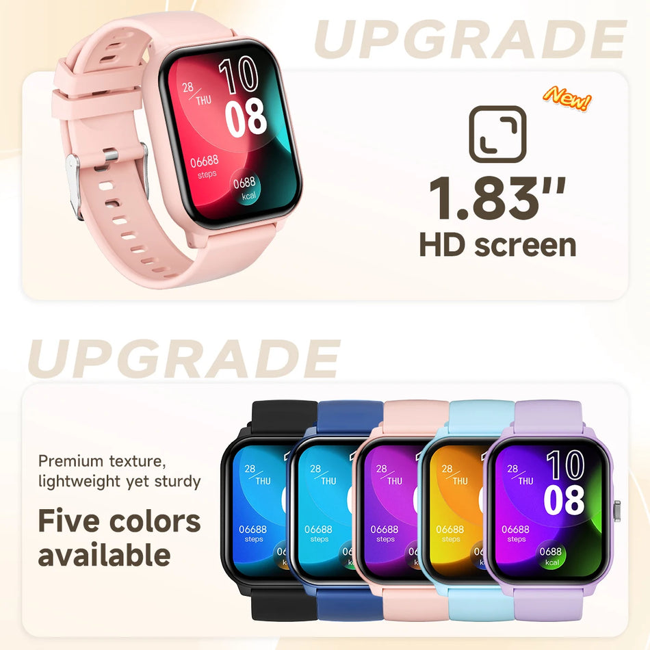 Smart Watch 1.83 Bluetooth Music, Call, Sports Mode, Camera Control