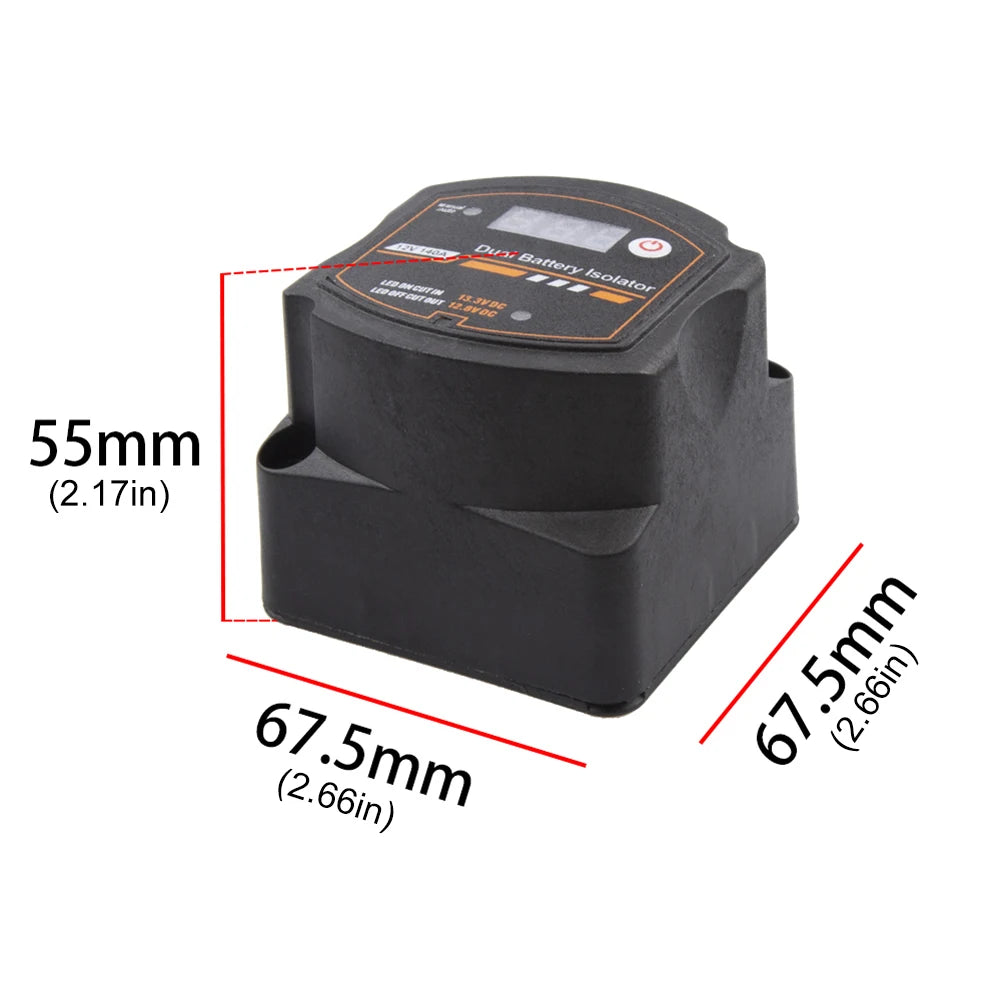 Dual Battery Isolator 12V 140A &ndash; Seamless Power Management