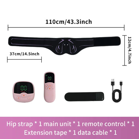 Brangdy EMS Muscle Stimulator for Buttocks - Trainer &amp; Toner pink