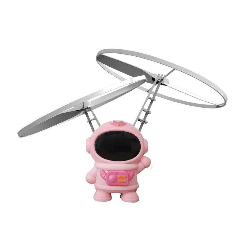 Mini Astronaut Drone &ndash; USB Charging Flying Robot Toy Pink Astronaut