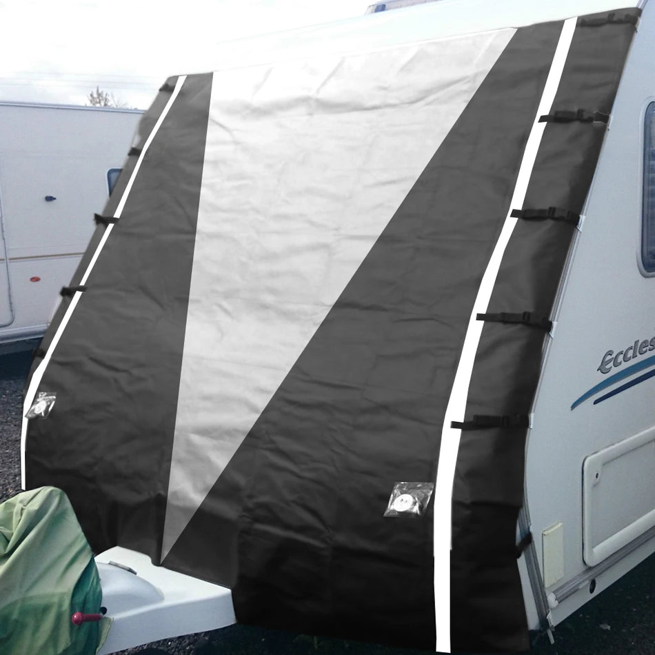 Copertura anteriore per traino RV 210x175cm protettiva contro la polvere per caravan