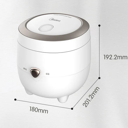 Compact 1.2L Mini Rice Cooker DF10-White / 1.2L / 220V|AU