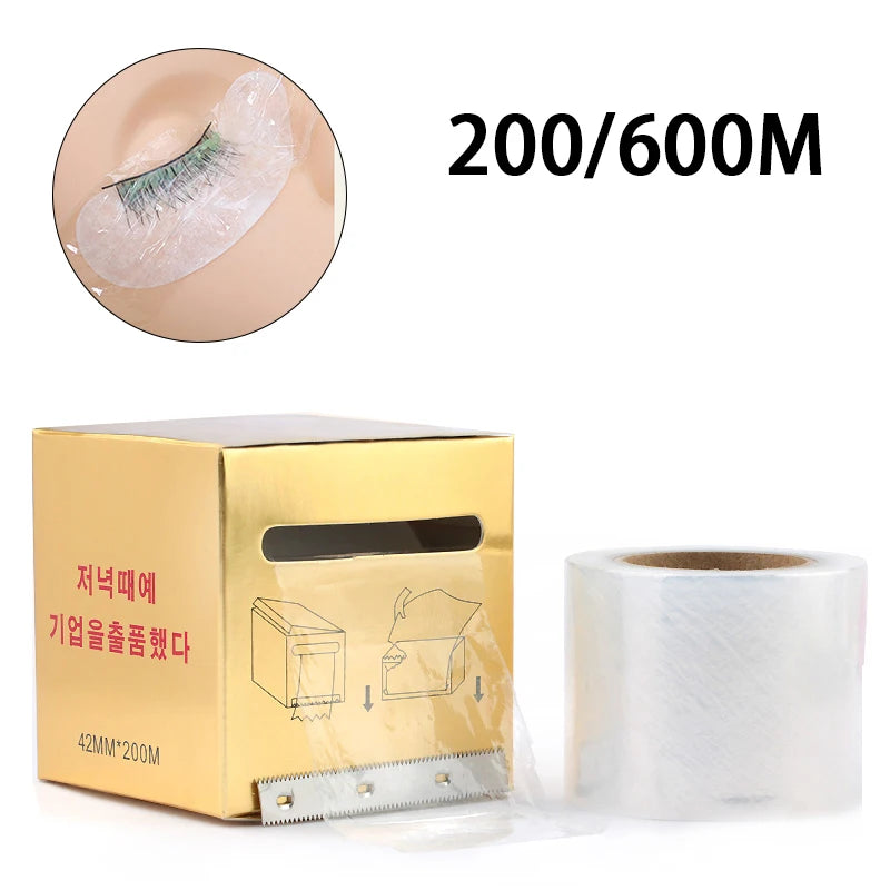 HMQ Beauty Transparent Plastic Wrap for Eyelash Extensions