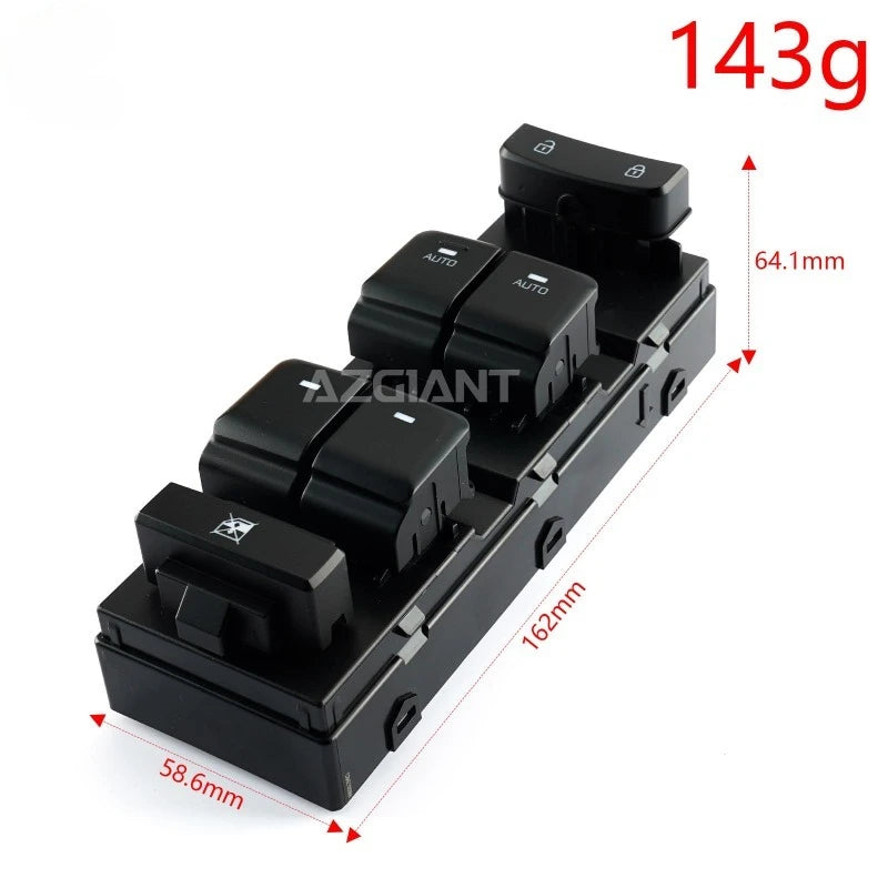 Glavno stikalo za dvigalo okna Hyundai Sonata, sprednja leva, zamenjava plastičnega ohišja