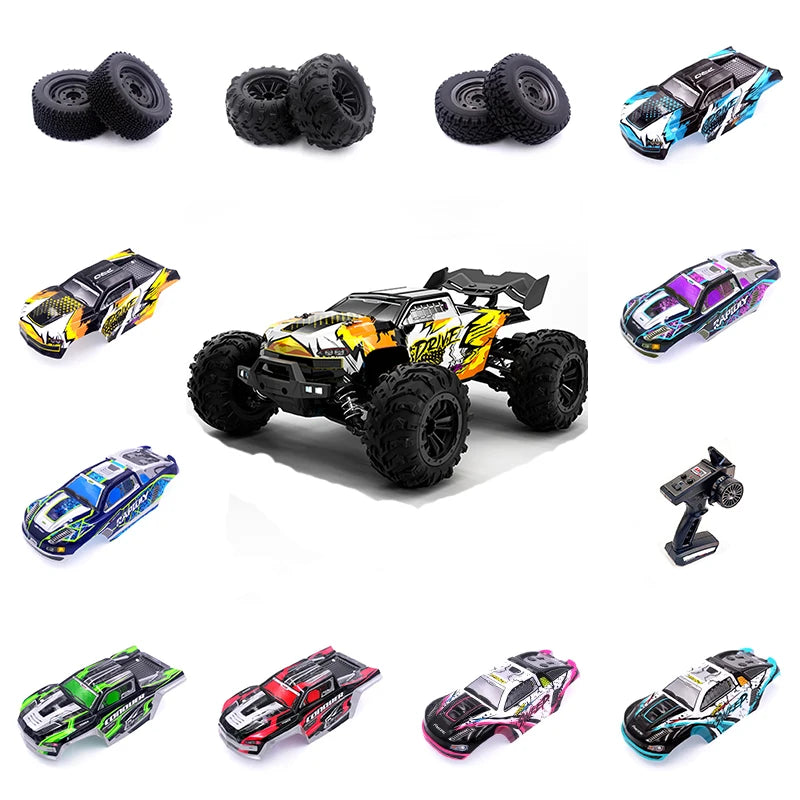Kit de upgrade pentru caroseria mașinii RC cu anvelope de 70/82/85mm pentru mașină de jucărie de mare viteză