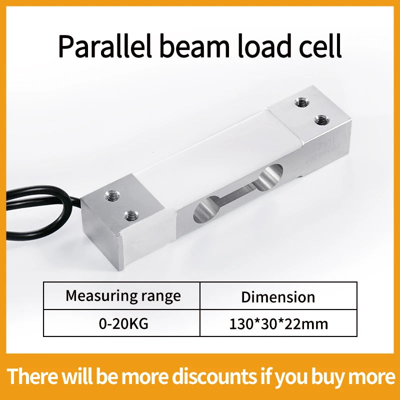 Load Cell Aluminum Alloy Electric Scales - High Precision 0-20kg
