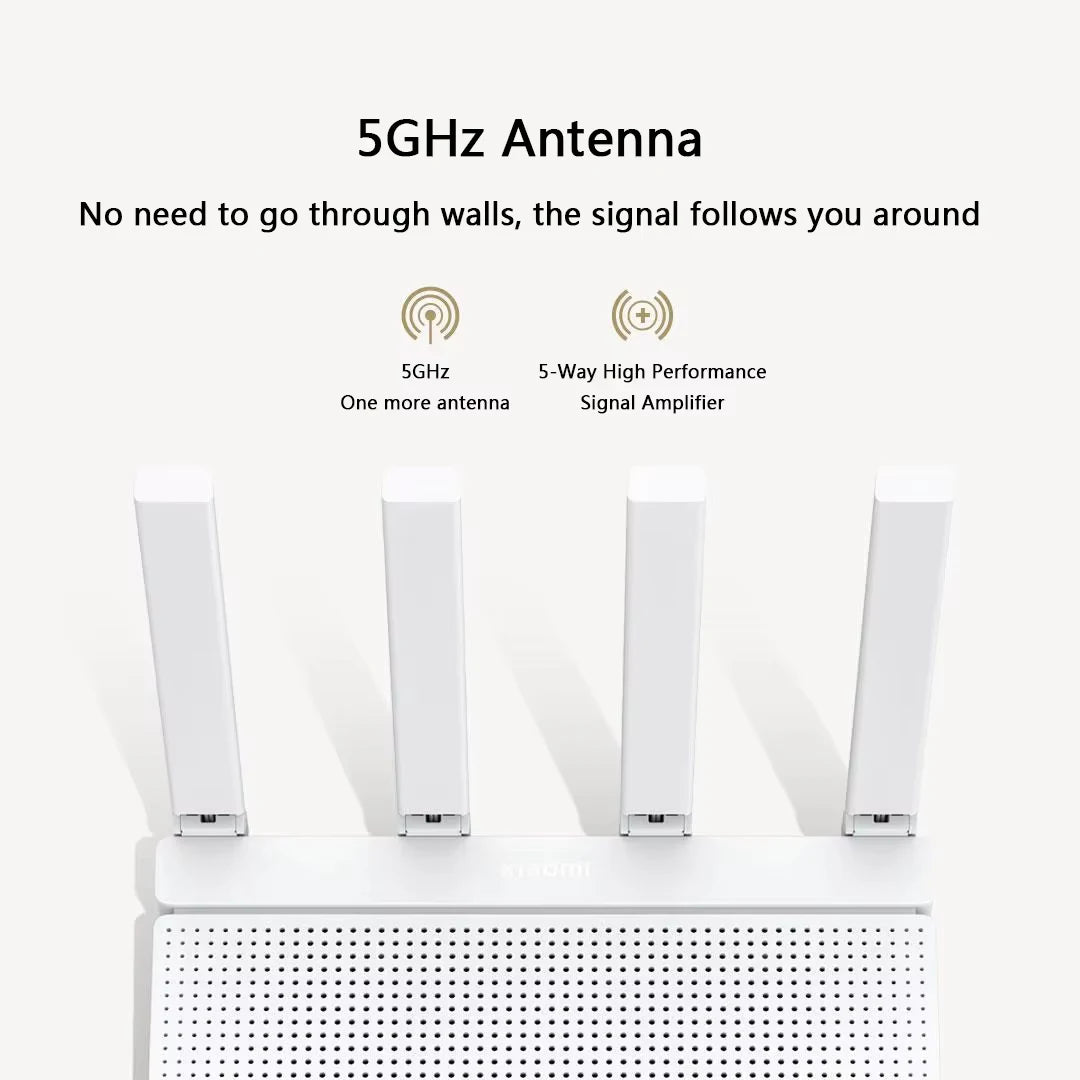 Original Xiaomi Router AX3000T &ndash; WiFi 6 Dual Band 160MHz