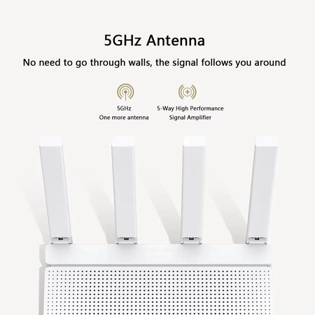 Original Xiaomi Router AX3000T &ndash; WiFi 6 Dual Band 160MHz