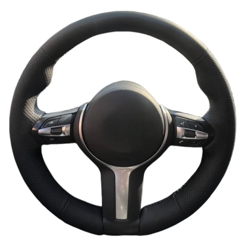 Housse de volant en cuir cousue à la main pour BMW F30 F10 F36 X3