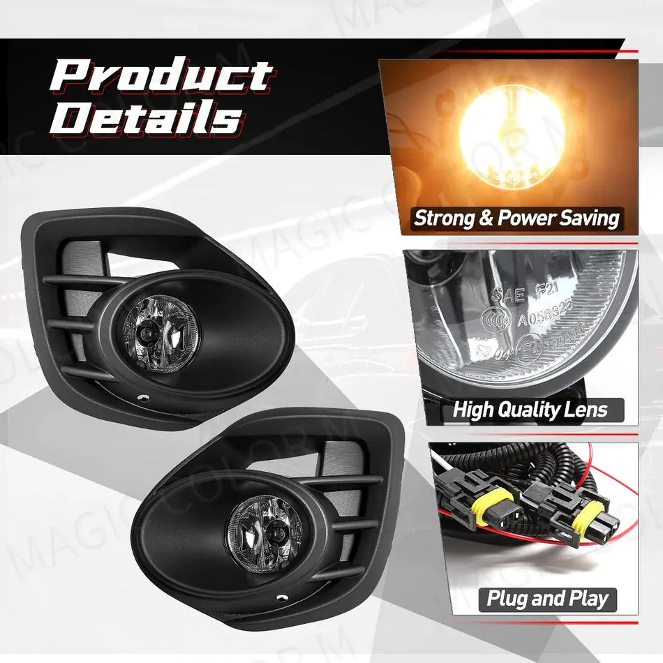 DLAA For Mitsubishi Lancer 2015 2016 2017 Car Fog Lamps Daytime Running Lights DRL Front Bumper Headlights Daylight Covers Wires by InterCyprus Trading Ltd