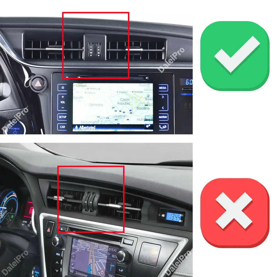 ABS Car Phone Mount Base With 66W Charging For Toyota Corolla E170 E170 MK11 by InterCyprus Trading Ltd