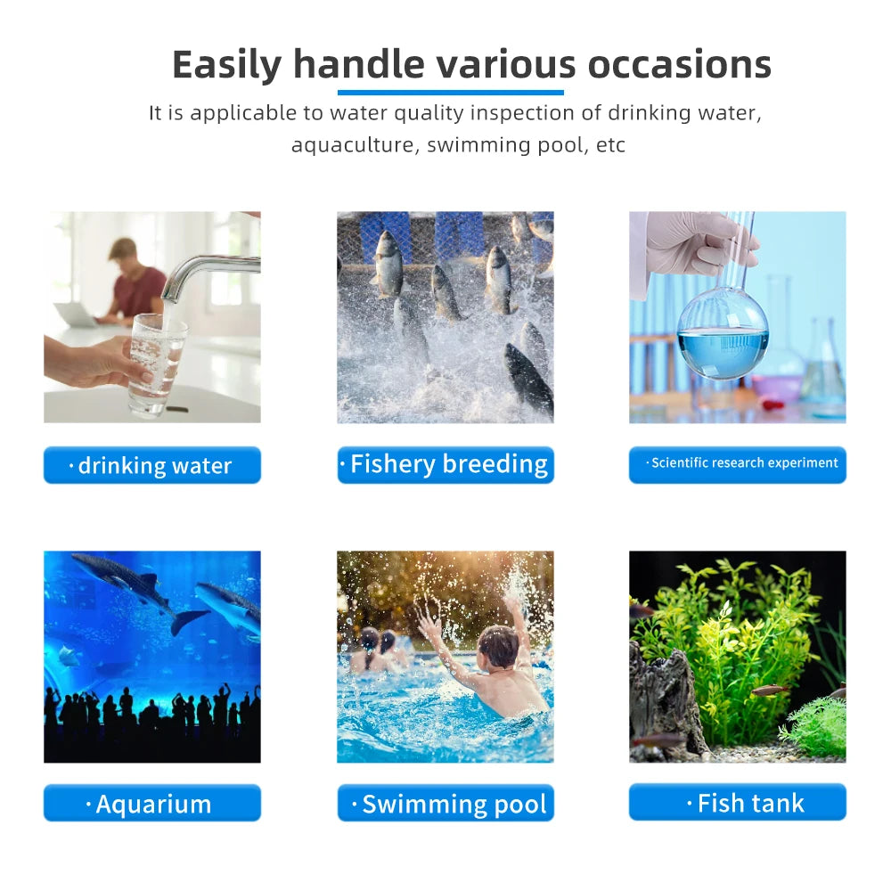 pH-W218 Water Quality Tester - 8-In-1 WiFi Data Transfer