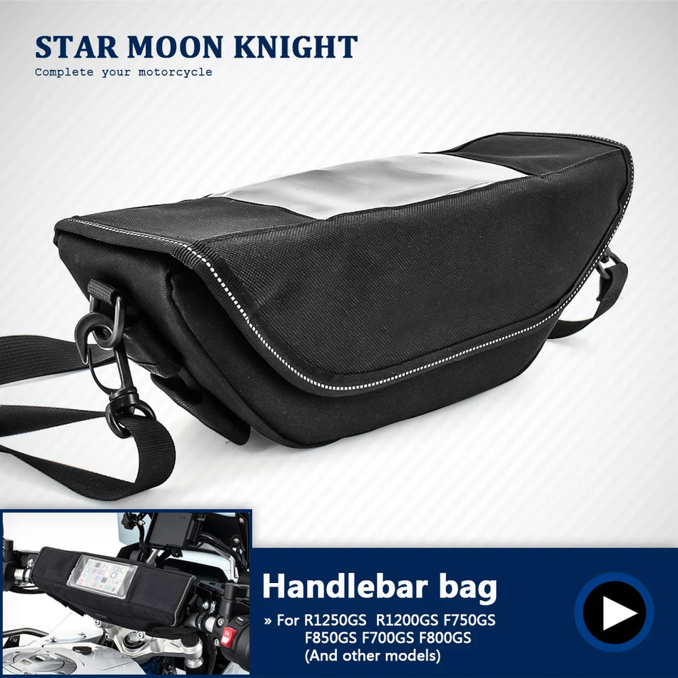 Τσάντα τιμονιού μοτοσυκλέτας BMW F750GS αδιάβροχη ελαφριά για ταξίδια με θήκες γρήγορης πρόσβασης