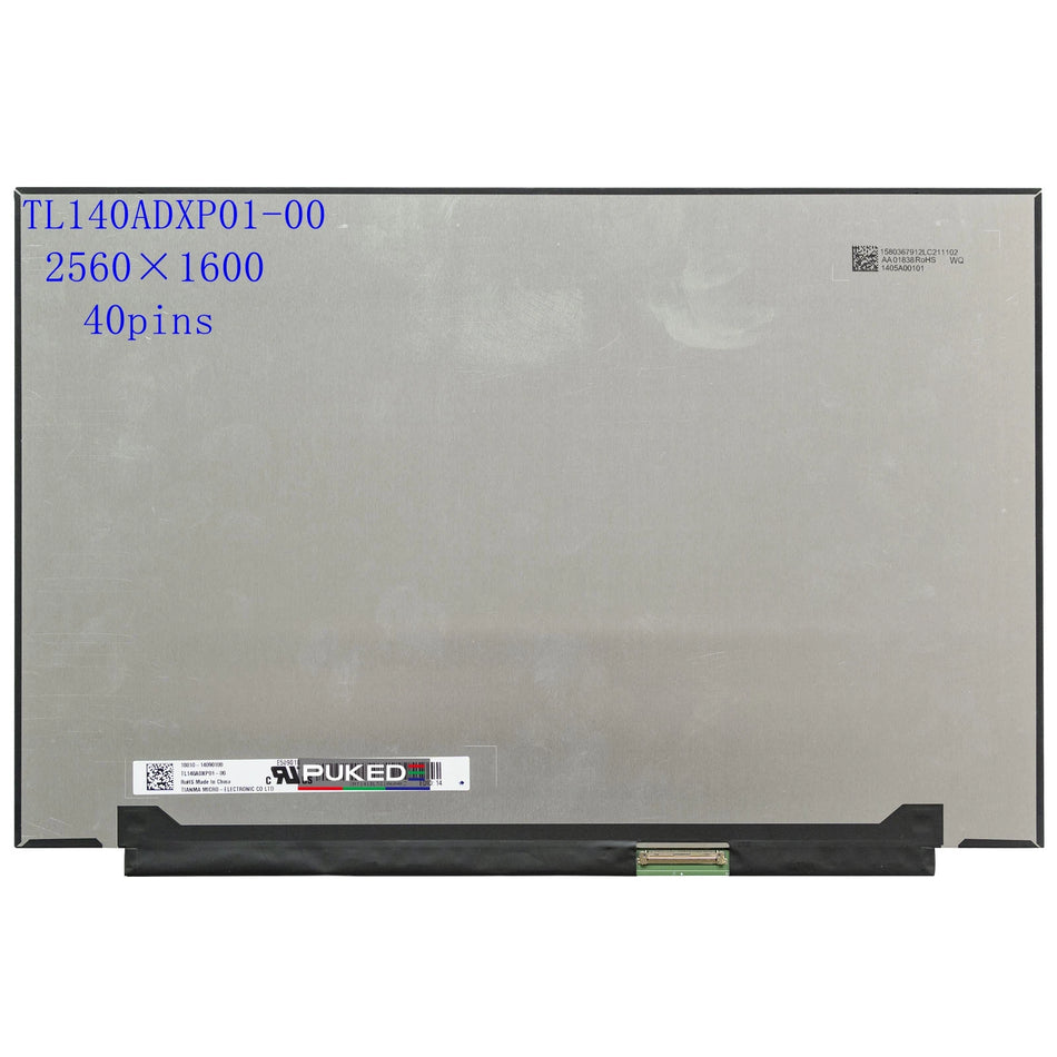 14'' Laptop Screen for ASUS ROG Zephyrus G14 NE140QDM-NX1