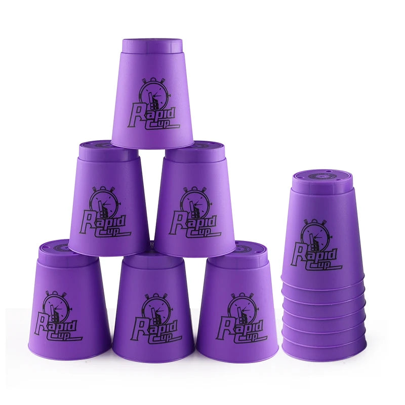 Four Colours Quick Stacks Cups &ndash; Fast Reaction Sports Training Game purple