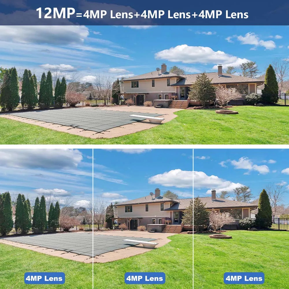 12MP 6K Outdoor WIFI PTZ Camera