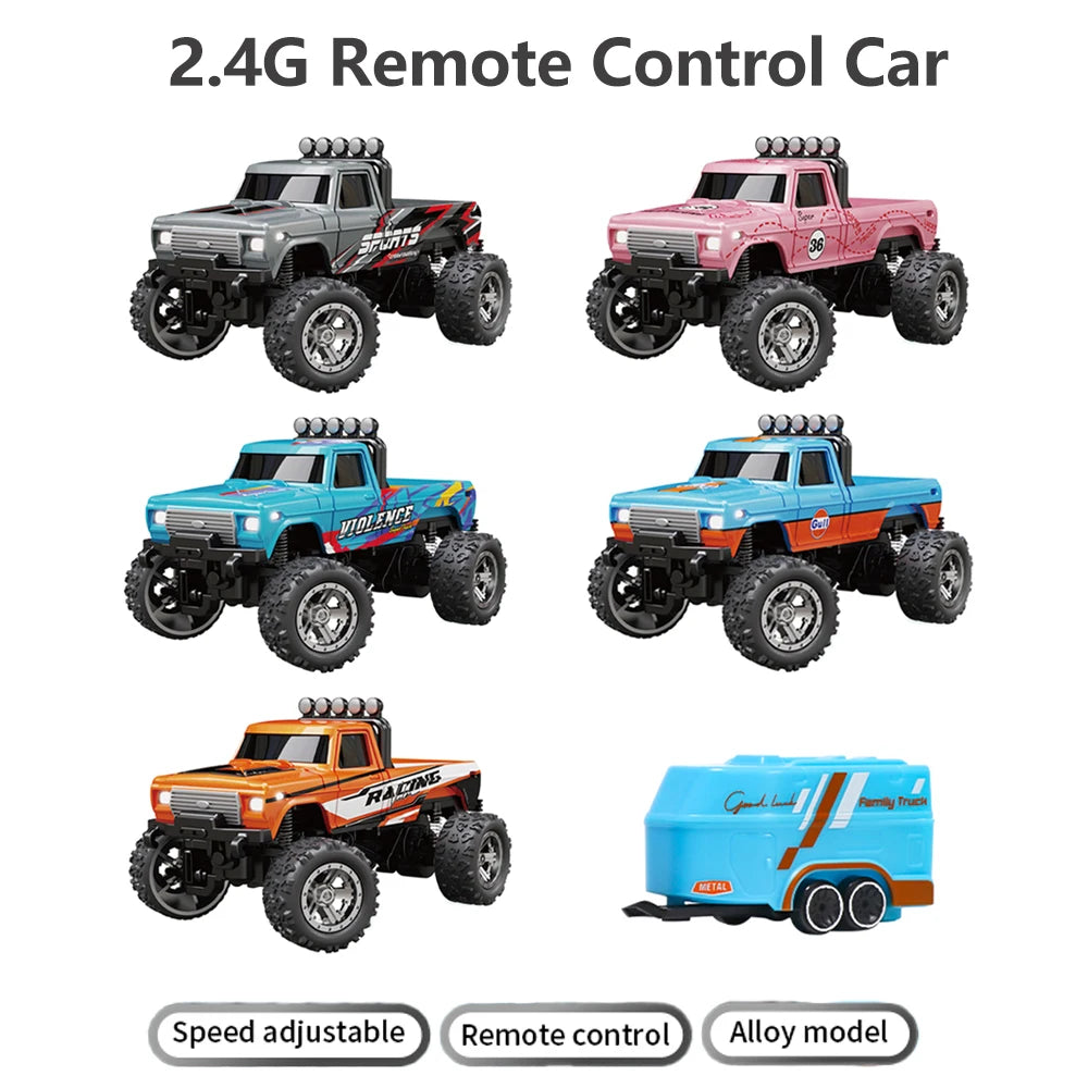 1/64 RC Car 2.4G Remote &ndash; Alloy Off Road Climber LED
