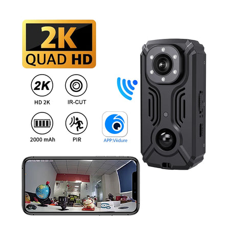 MD31 Mini PIR Camera - Full HD 1080P, Portable Motion Detection Recorder MD37 -2K WIFI CAMERA / only camera