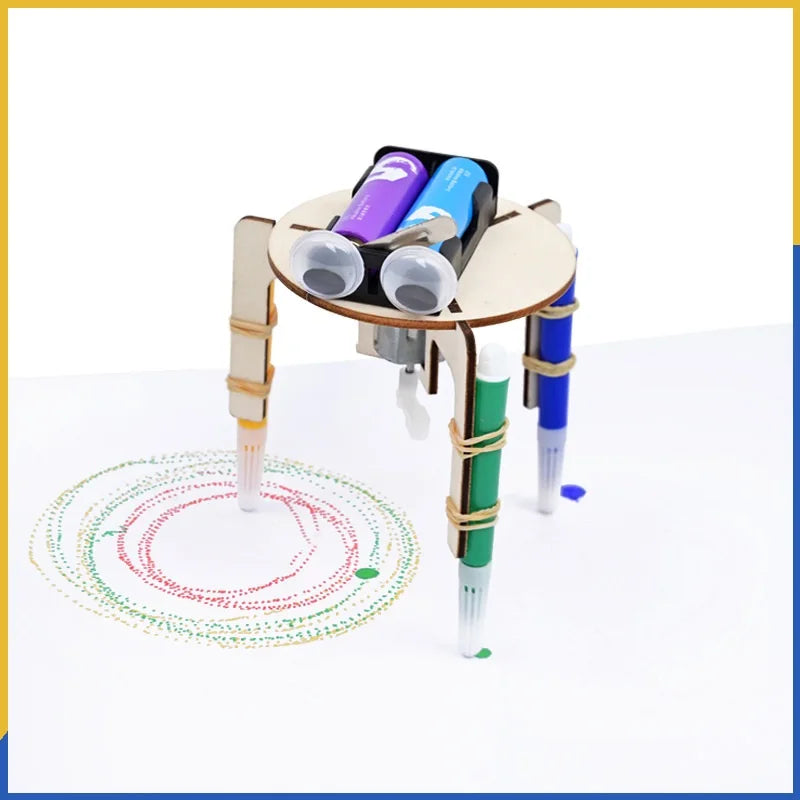 DIY Graffiti Robot Kit for Kids - STEAM Educational Toy