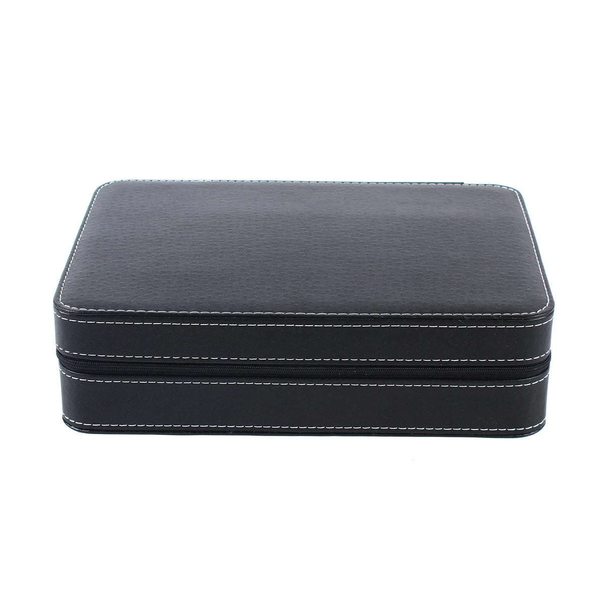 Watch Storage Box Black 6/10/12 Slots &ndash; Compact Travel Case