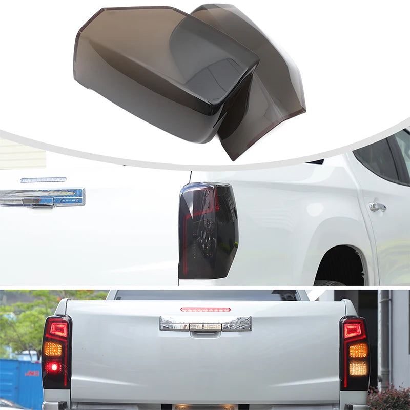 Czarna osłona tylnego światła z ABS do Mitsubishi L200 2019 2025