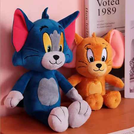 Tom and Jerry Plush Toys - Adorable Stuffed Dolls for Kids