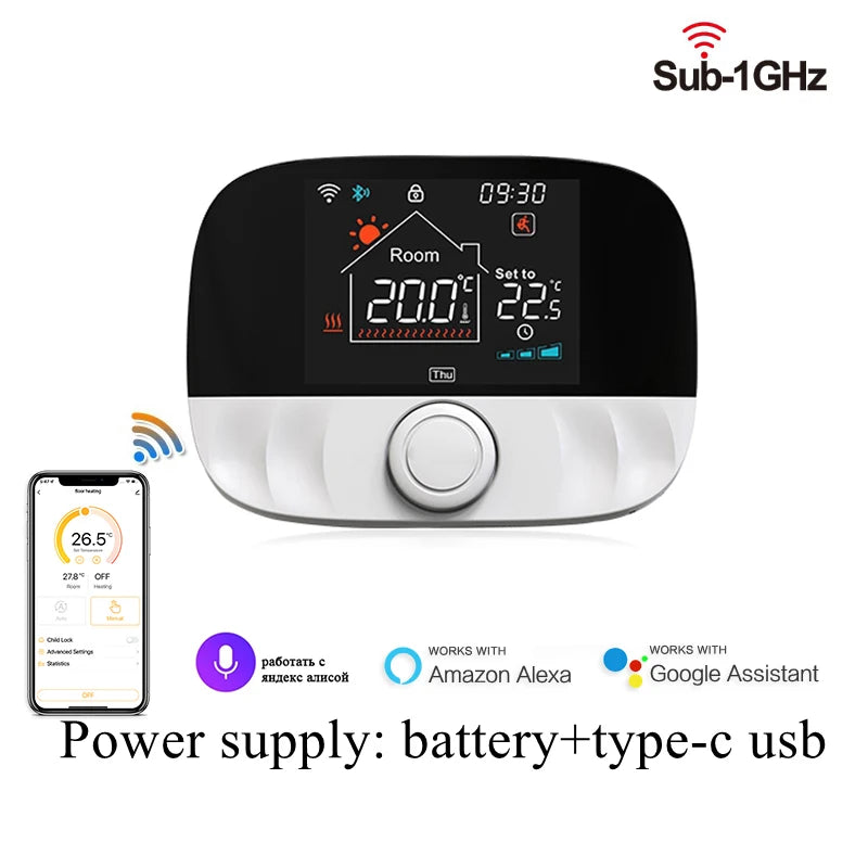 WBG833 8-Hub Controller &ndash; Smart WIFI Thermostat For Heating T9W
