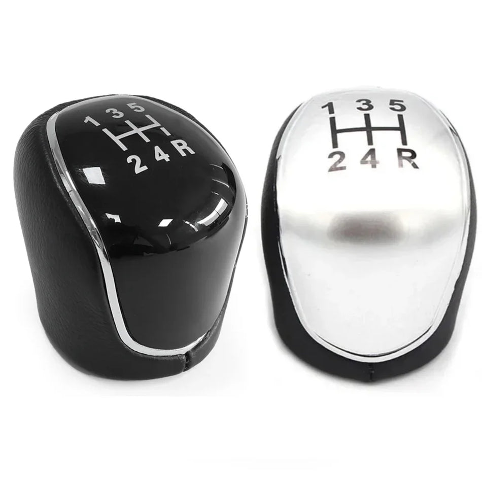 Vaihteiston vaihdekepin nuppi Ford Mondeo Mk4 5-vaihteinen manuaalivaihteisto vaihto parannus PU-nahkaa kestävä muovi