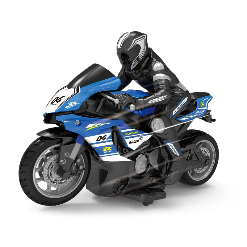 NoEnName_Null 1:10 Electric Drift Motorcycle for Kids with 2.4G Remote Control