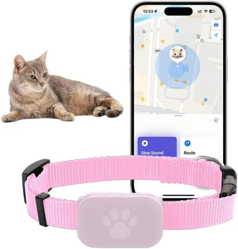 Cat Tracker GPS Collar &ndash; No Monthly Fees, iOS Android