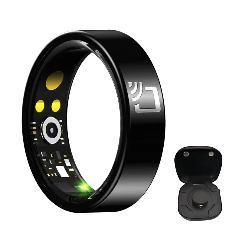 Luxuglow Smart Ring R20NFC &ndash; Heart Rate And SpO2 Tracker with charging case / 14