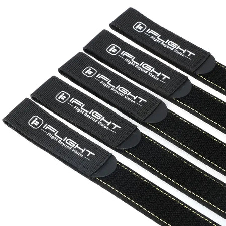5pcs IFlight 20mm 15mm Width 500mm 400mm 300mm 250mm 200mm Length Microfiber Battery Strap Non-slip Belt for FPV by InterCyprus Trading Ltd