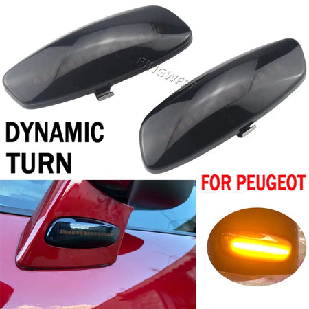 Turn Signal Light For Citroen C4 Picasso C3 C5 DS4 For Peugeot 308 207 3008 5012 Indicator Lamp Dynamic Flashing Led Side Marker by InterCyprus Trading Ltd