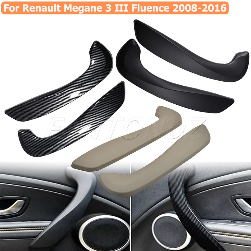 Kryty Vnitřní Dveřní Kliky pro Renault Megane 3 MK3 Fluence