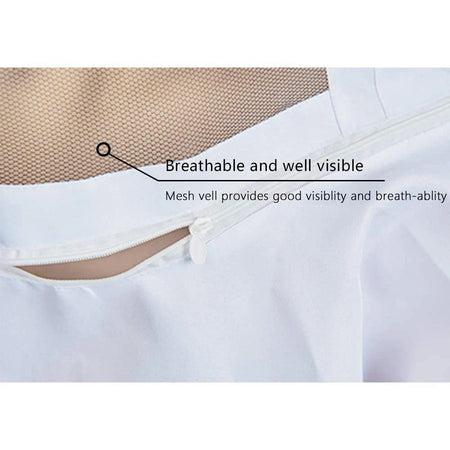 Protective Beekeeping Jacket Veil Smock &ndash; Ultra-Comfort Fit