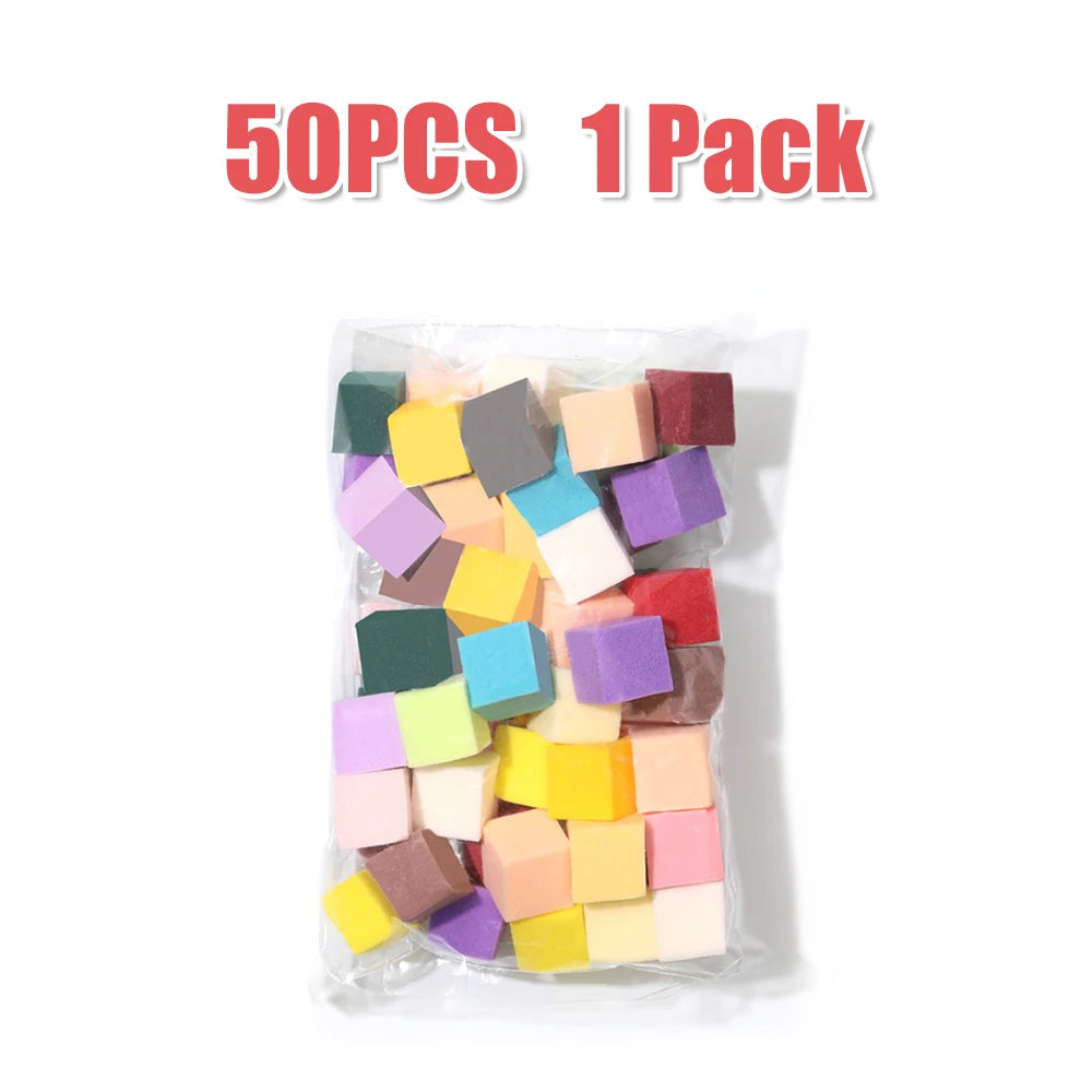YIKOOLIN 50Pcs Nail Sponges &ndash; Includes Grabbing Pen F