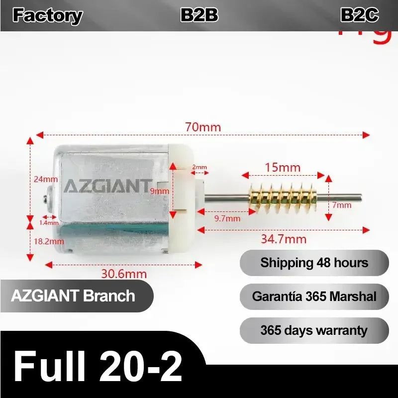 Stuurkolomvergrendeling Motor voor Mazda 6 MK3 Hoge Snelheid 13800 RPM Duurzame Prestaties