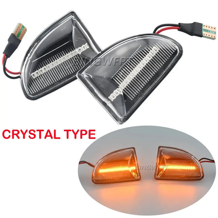 2pcs LED Dynamic Side Marker Light Turn Signal Lights For Smart Fortwo 451 MK1 & MKII 2007-2014 by InterCyprus Trading Ltd