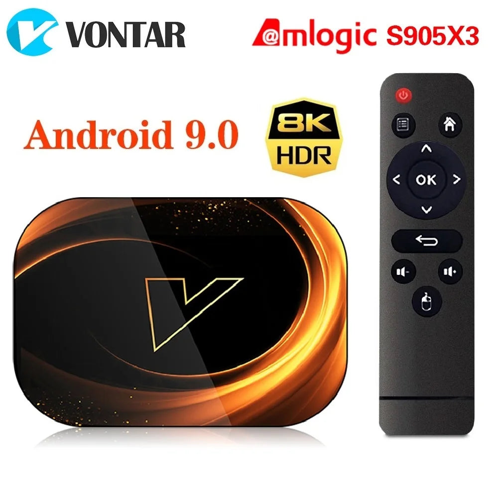VONTAR X3 - 8K Android TV Box With 4GB RAM 32GB Storage