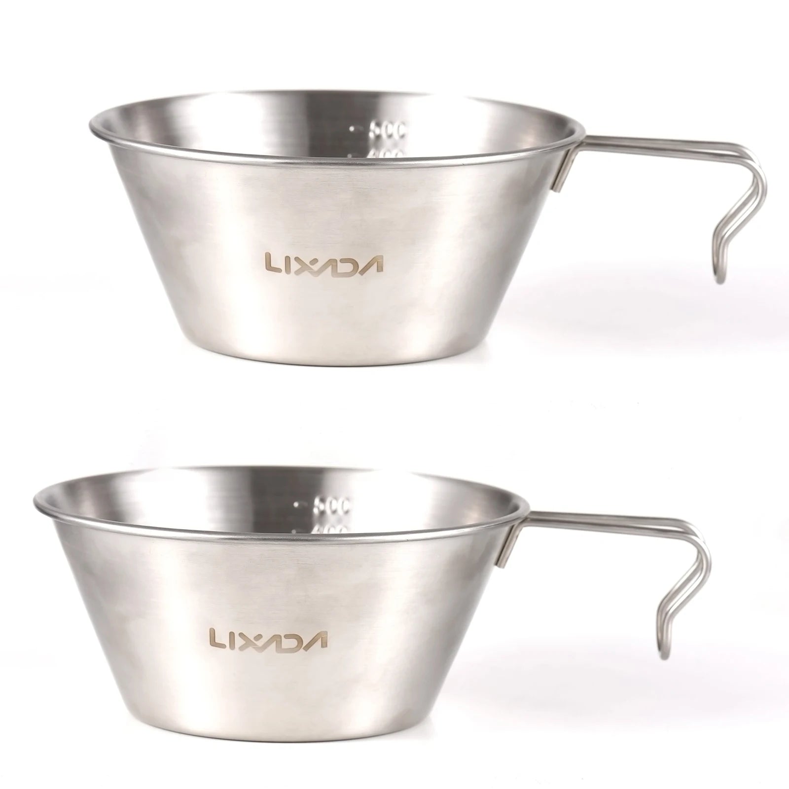Lixada Sierra Cup Syrah Bowl 200ml 500ml &ndash; Durable Outdoor 500ml 2pcs