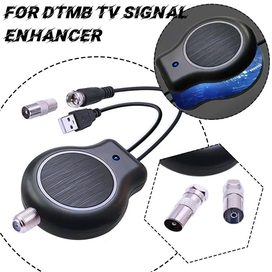 HDTV Digital TV Antenna Signal Amplifier - 32dB LNA Gain