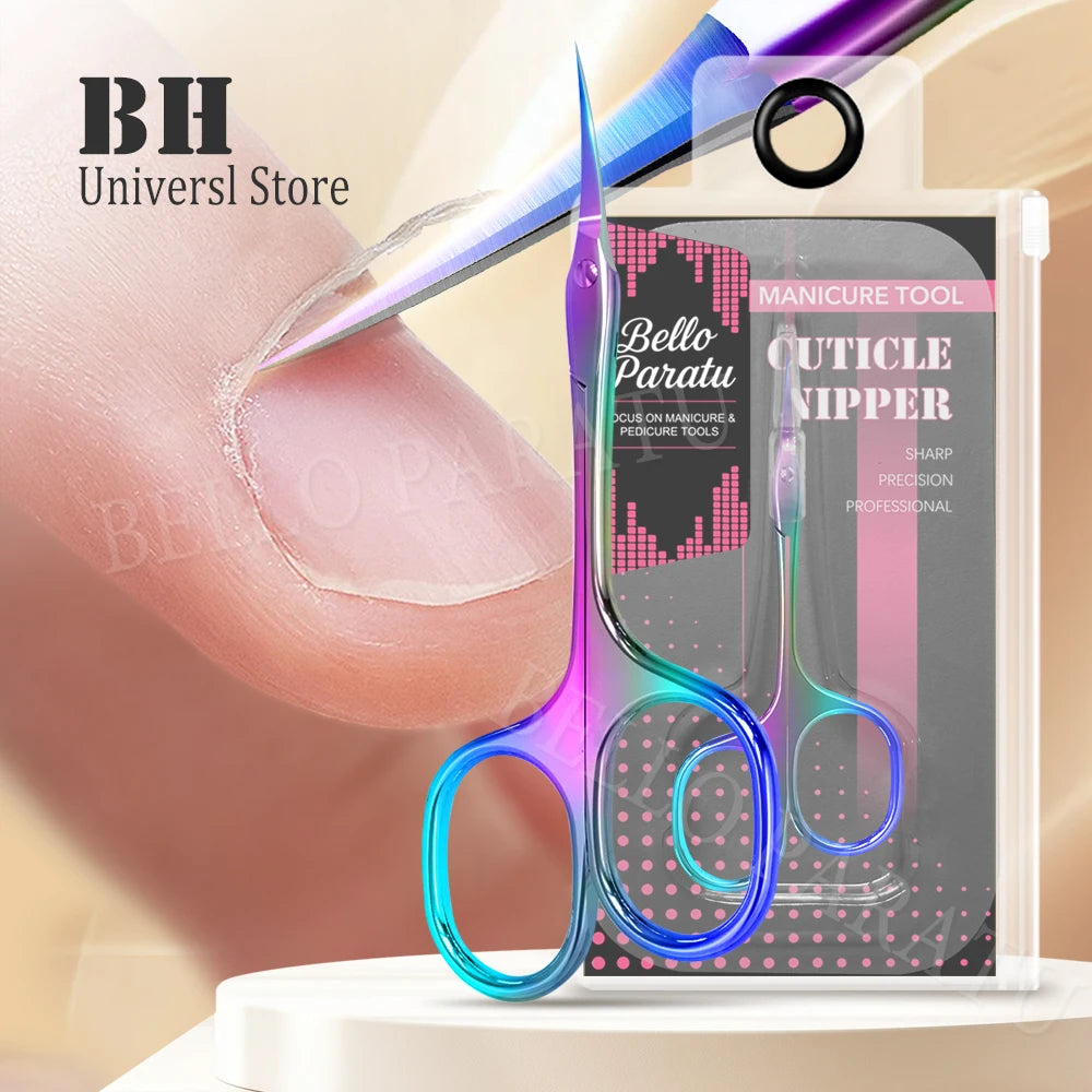 1Pcs Cuticle Scissors Extra Fine Curved Blade &ndash; Ultra Sharp