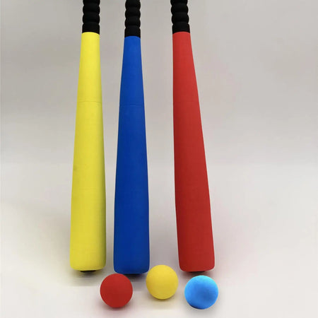 Kids Foam Baseball Bat And Ball 21 Inch Set &ndash; Safe Play