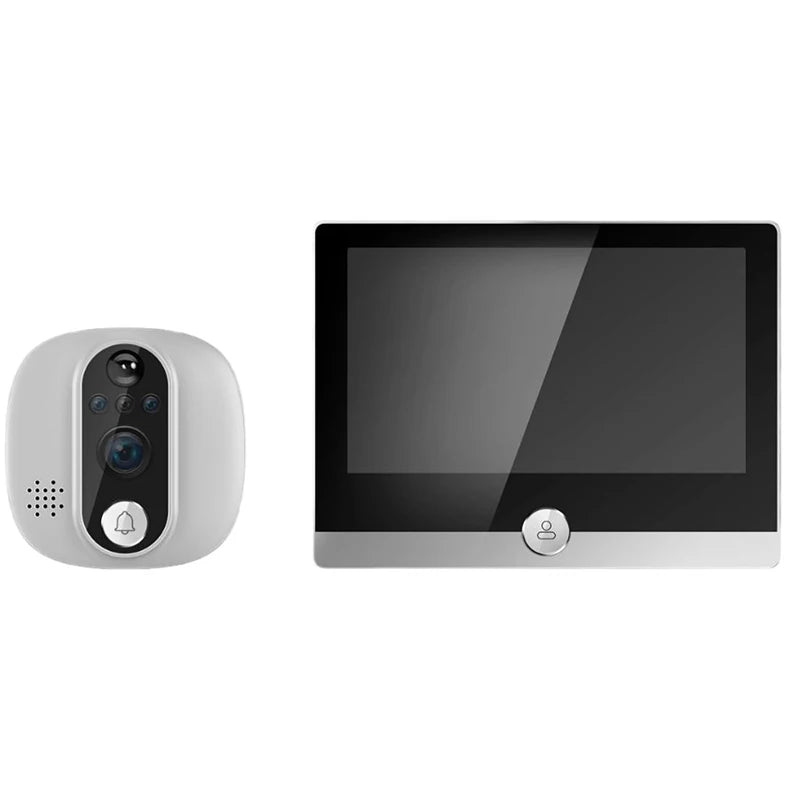 Tuya Smart Video Doorbell Camera &ndash; Peephole Doorbell 1080P No Card