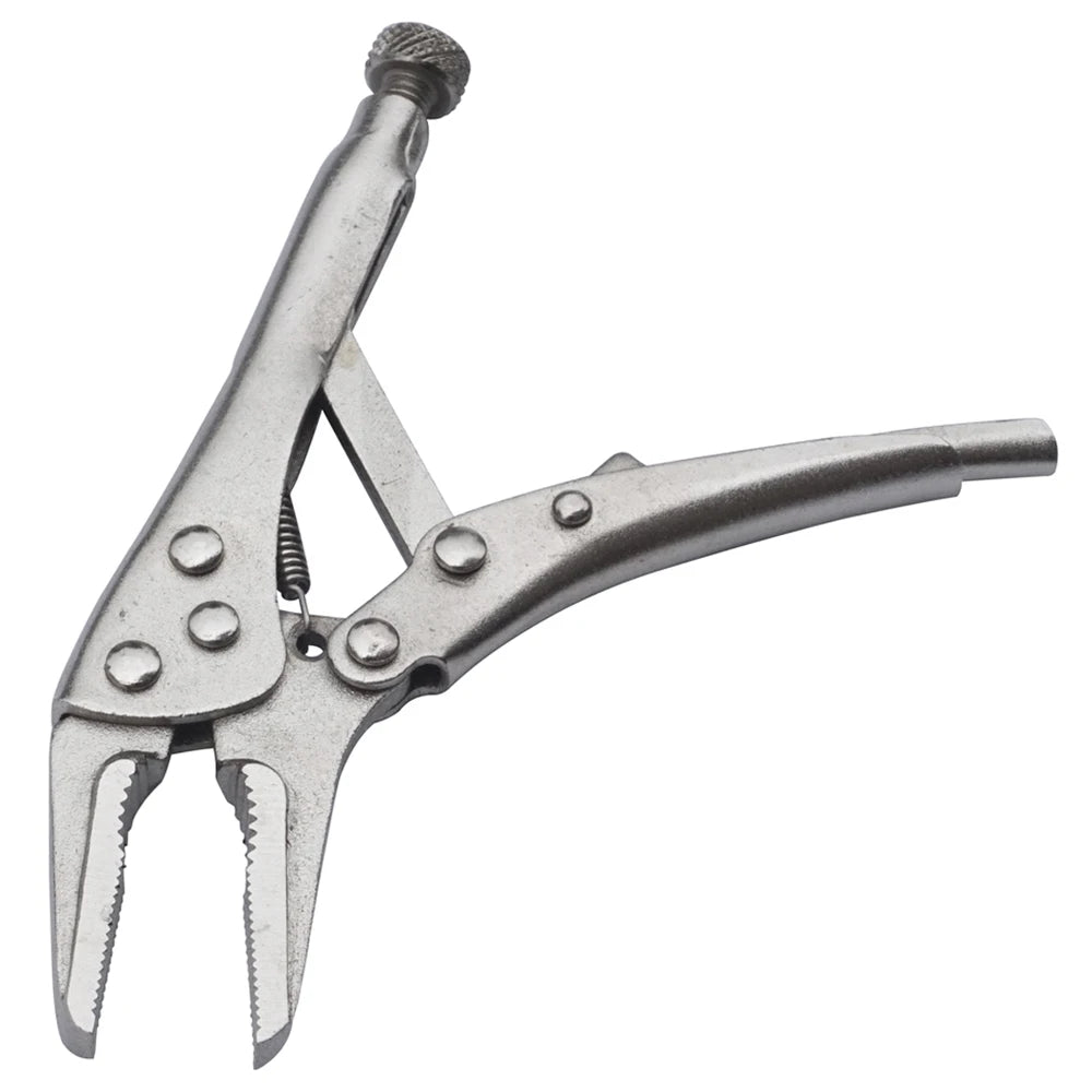 MacWork 5 Inch Long Nose Locking Pliers &ndash; Compact Design