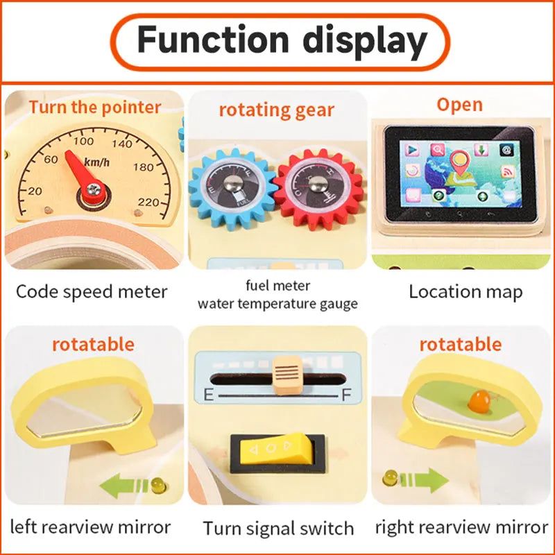 MY10082 Busy Board Led Switch Wheel Educational Toy &ndash; Play