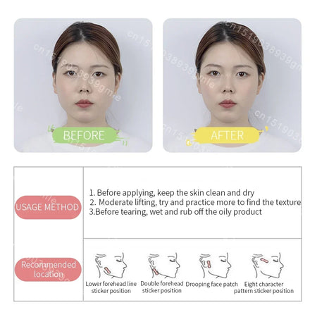 V Lift Face Sticker &ndash; Invisible Makeup Adhesive for Youthful Appearance
