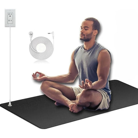 Grounding Earthing Mat Leather Pads &ndash; Reduces Inflammation green