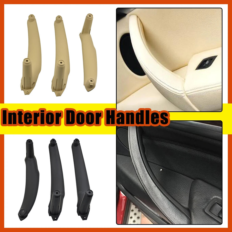 Garniture de poignée de tirage de panneau de repose-bras intérieur pour BMW E70 X5 E71 X6