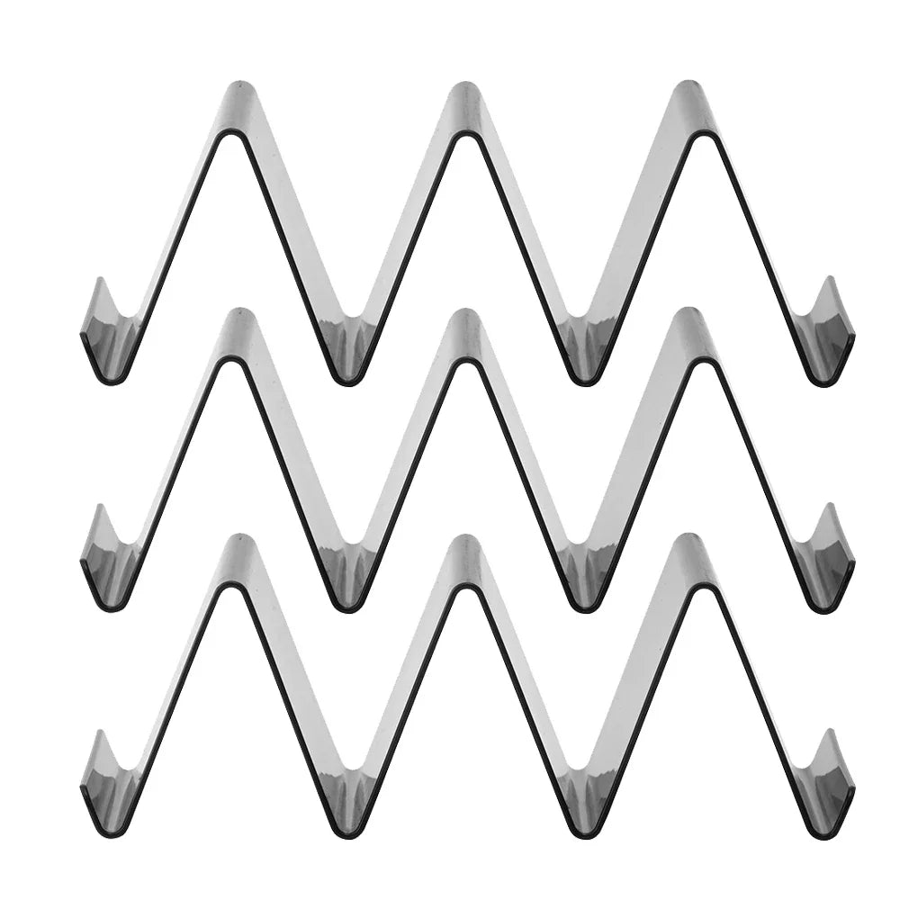 3Pcs Taco Holder Set &ndash; Colorful Tableware for Perfectly Shaped Tacos black